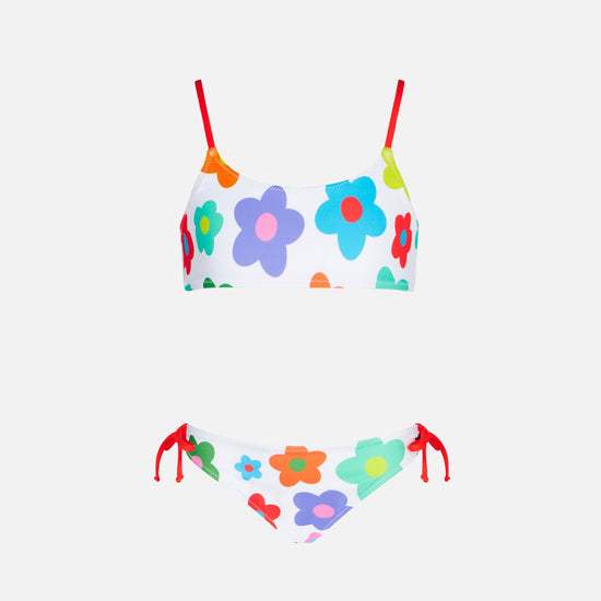PRINTED BRALETTE BIKINI 