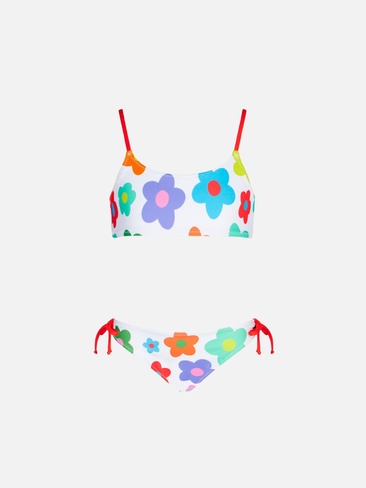 PRINTED BRALETTE BIKINI 