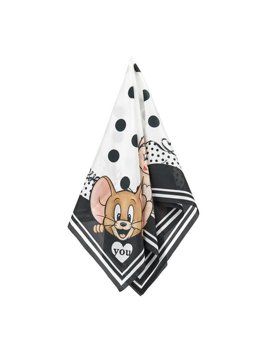 FOULARD A POIS RASO IN PO 