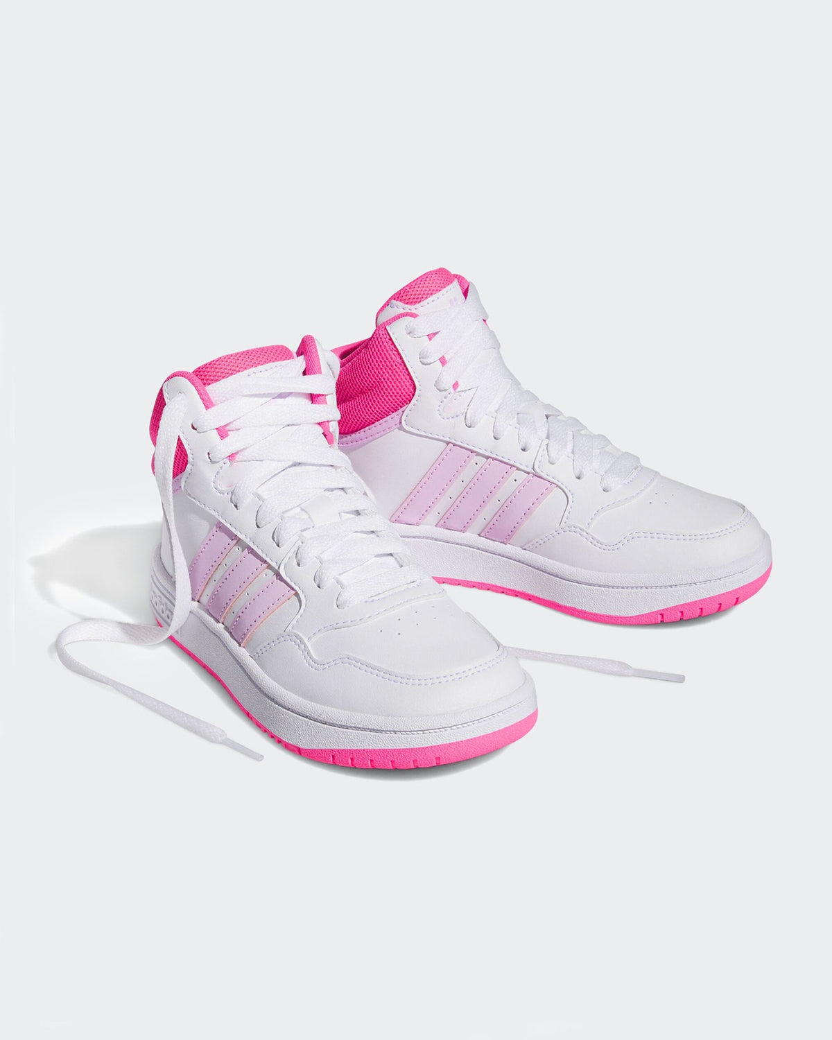 HOOPS 3.0 MID K     FTWWHT/ORCFUS/LUCPNK 
