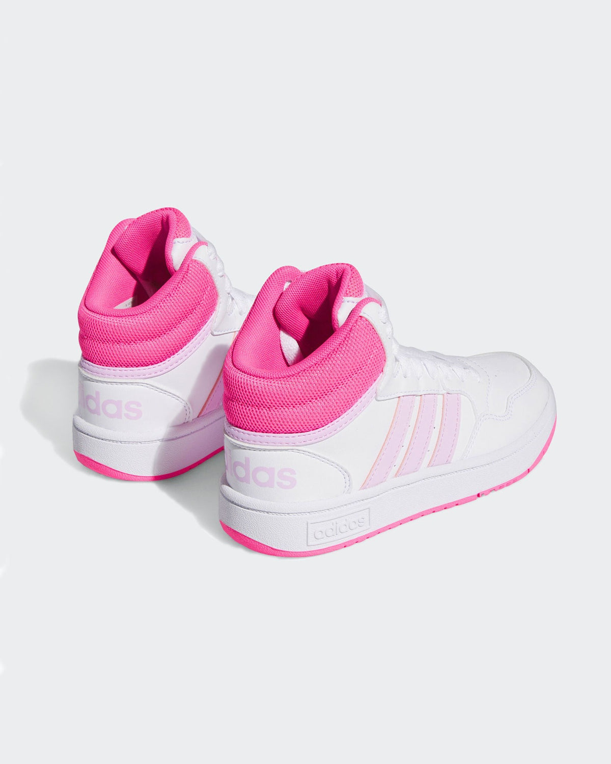 HOOPS 3.0 MID K     FTWWHT/ORCFUS/LUCPNK 