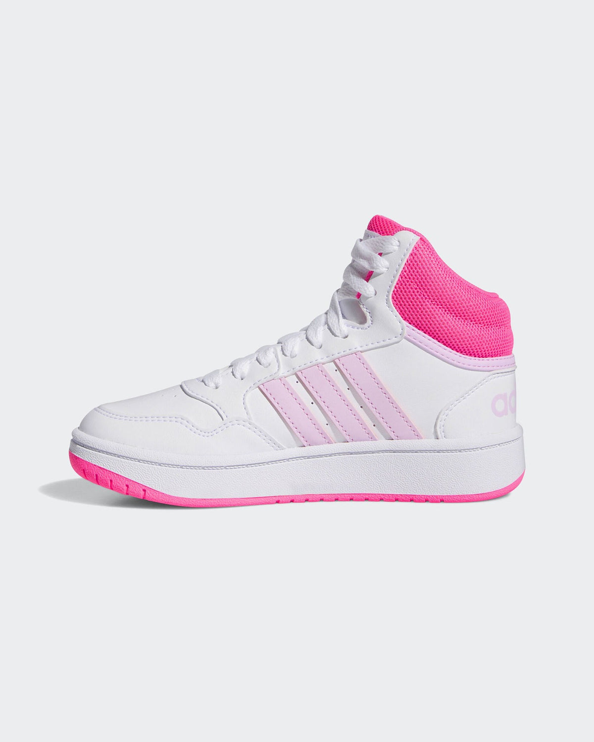 HOOPS 3.0 MID K     FTWWHT/ORCFUS/LUCPNK 