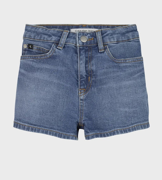 MID BLUE HR RELAXED SHORTS 