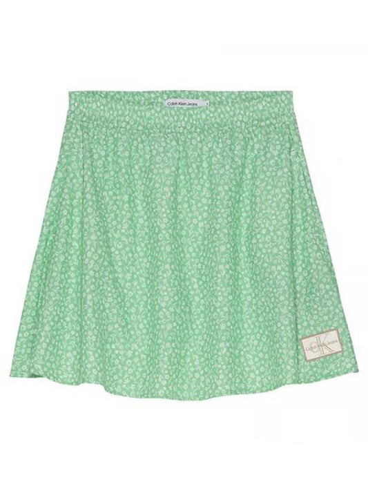 FLOWER AOP SKIRT 