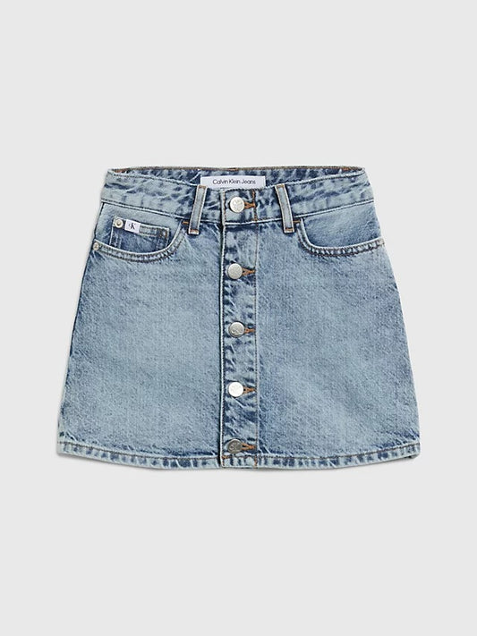SALT PEPPER A LINE DENIM SKIRT 
