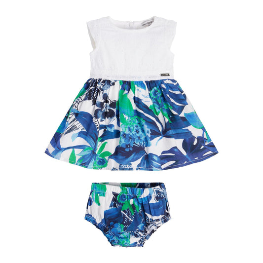 SET MIX FABRIC SL DRESS+PANTIE 