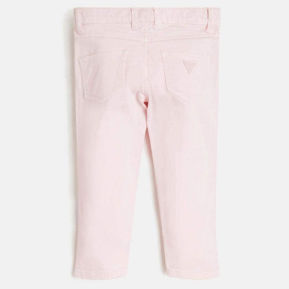 STRETCH SATEEN SKINNY PANTS 