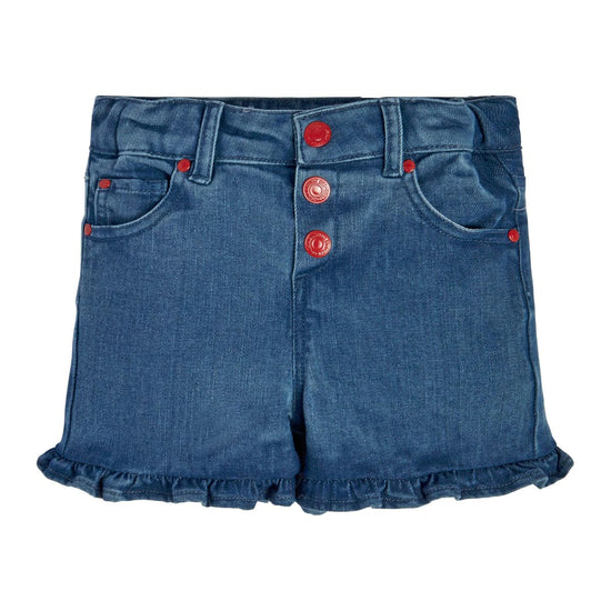 STRETCH DENIM SHORTS 