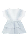 SET SS T-SHIRT+POPLIN SKIRTALL 
