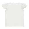 SS T-SHIRT W/CHIFFON 