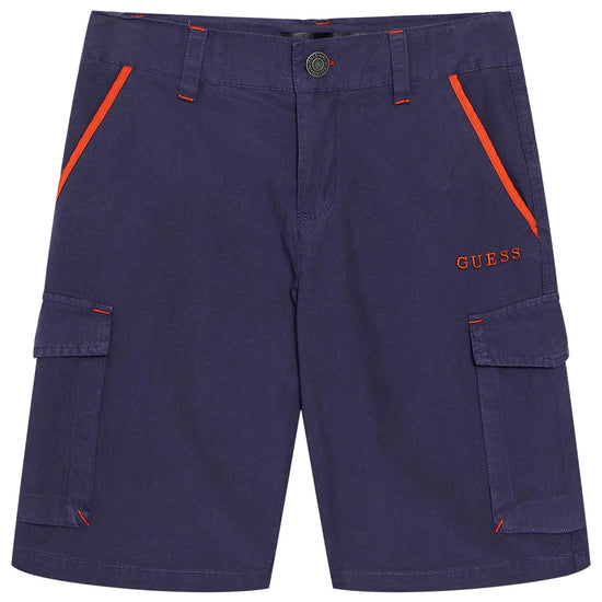 POPLIN CARGO SHORTS 