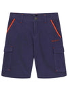 POPLIN CARGO SHORTS 