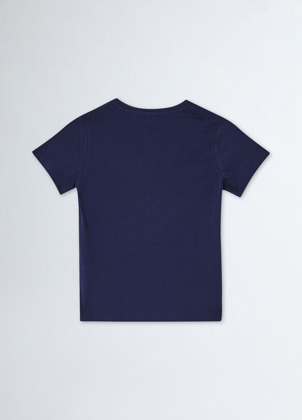 T-SHIRT M/C REGULAR C/TASCHINO 