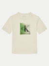 LARGE SHIFTED CK SS T-SHIRT 
