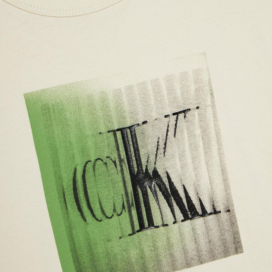 LARGE SHIFTED CK SS T-SHIRT 