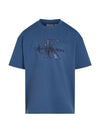 EMBOSSED CHECK MONO SS T-SHIRT 