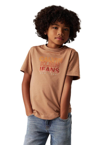 GRADIENT FLOCK LOGO SS T-SHIRT 
