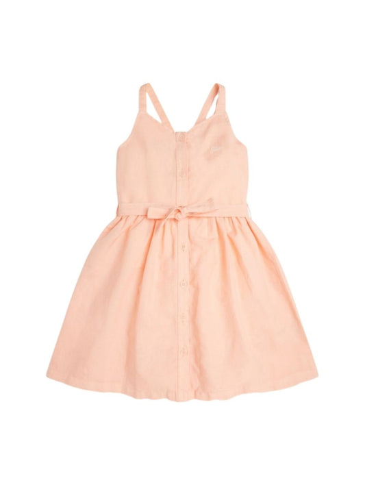 LINEN BLEND SL DRESS 