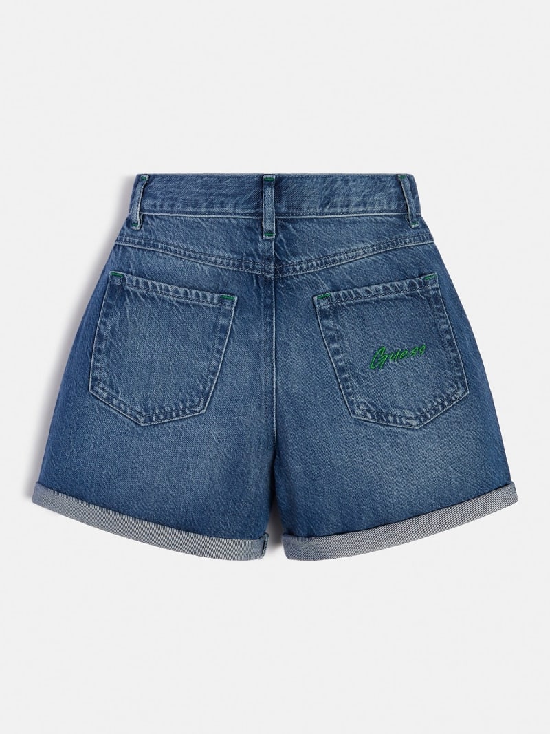 DENIM TENCEL SHORTS 