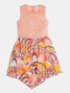 MIXED FABRIC SL DRESS 