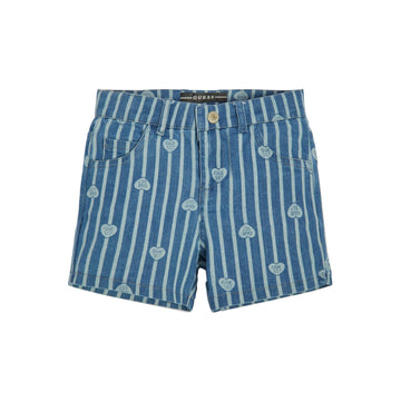 STRETCH DENIM SHORTS 
