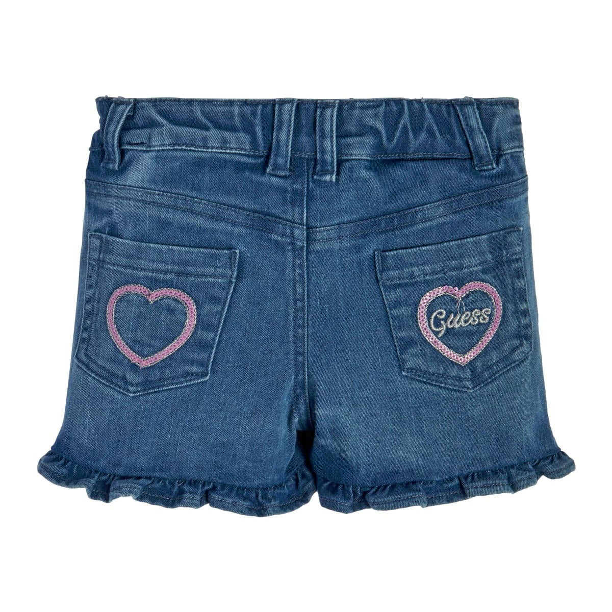 STRETCH DENIM SHORTS 