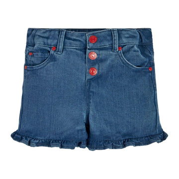 STRETCH DENIM SHORTS 