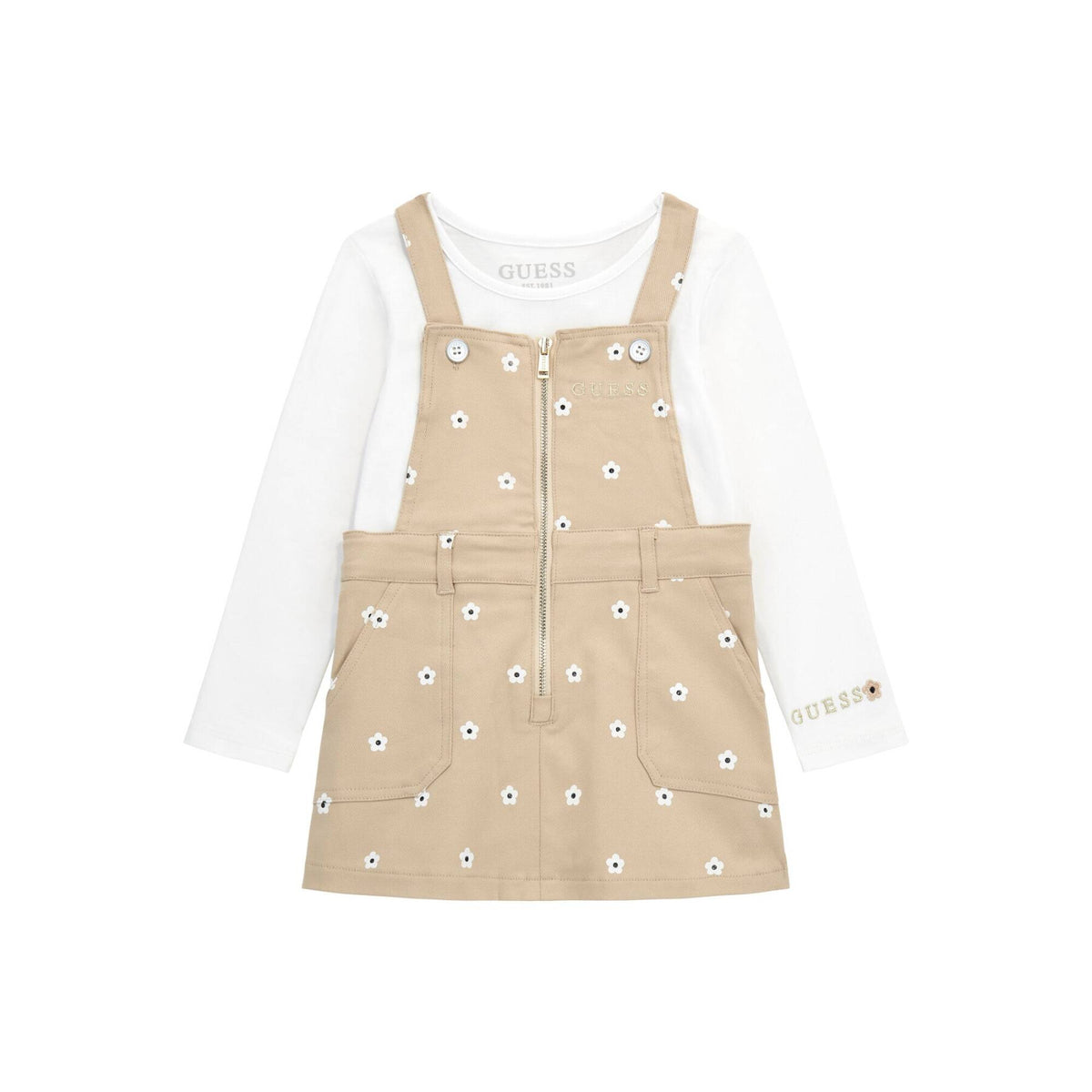 SET LS T-SHIRT+STR TWILL SKIRT 