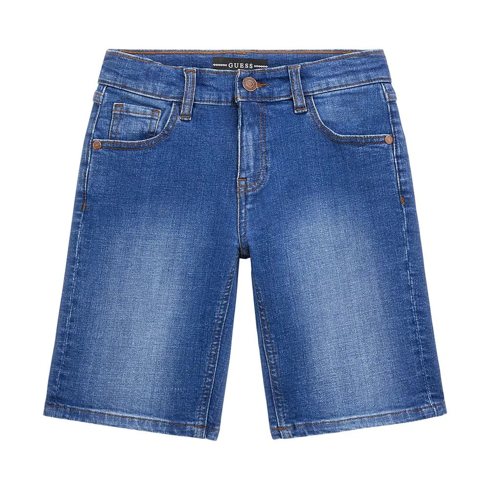 STRETCH DENIM SHORTS 