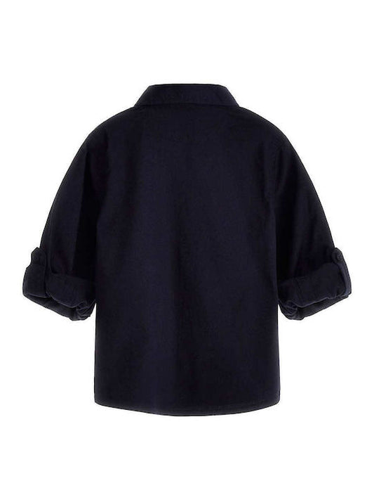 STR. POPLIN ADJ. LS SHIRT 