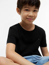 BOYS BASIC CN KNIT S/S 