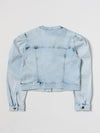 GIUBBINO DENIM CON DETTAGLIO PAILLETTES 