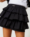 GONNA/PANTALONE IN POPELINE CON BALZE 