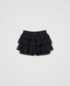 GONNA/PANTALONE IN POPELINE CON BALZE 