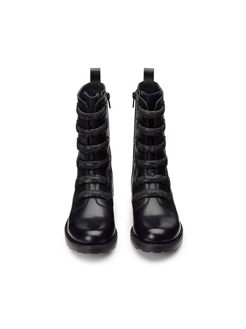 ZEPPELIN 3936 BOOT W LEATHER SUEDE CULT | CLW393600/NERO