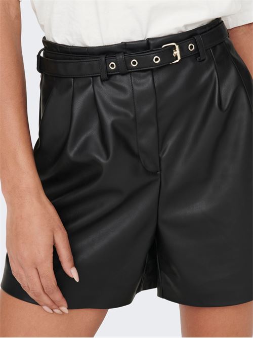 ONLHEIDI FAUX LEATHER SHORTS NOOS OTW ONLY | 15275421/BLACK