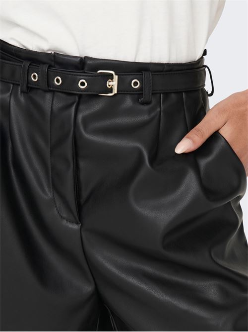 ONLHEIDI FAUX LEATHER SHORTS NOOS OTW ONLY | 15275421/BLACK