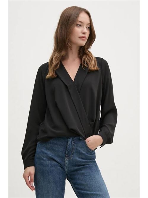 BLUSA COLLO REVER INCROCIATA ARTIGLI | ACBL000657/002