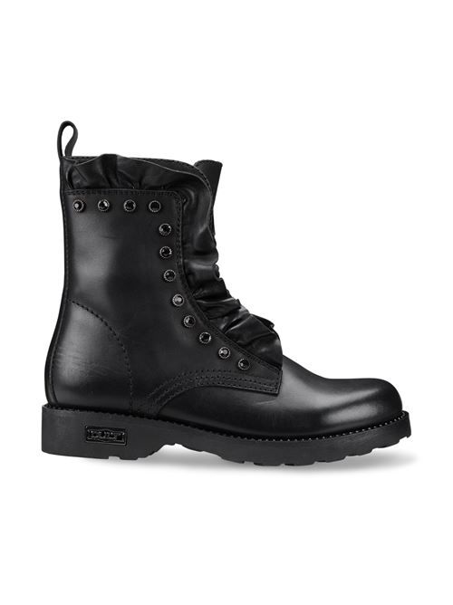 ZEPPELIN 3202 MID W LEATHER BLACK (RUCHES) CULT | CLW3202/00