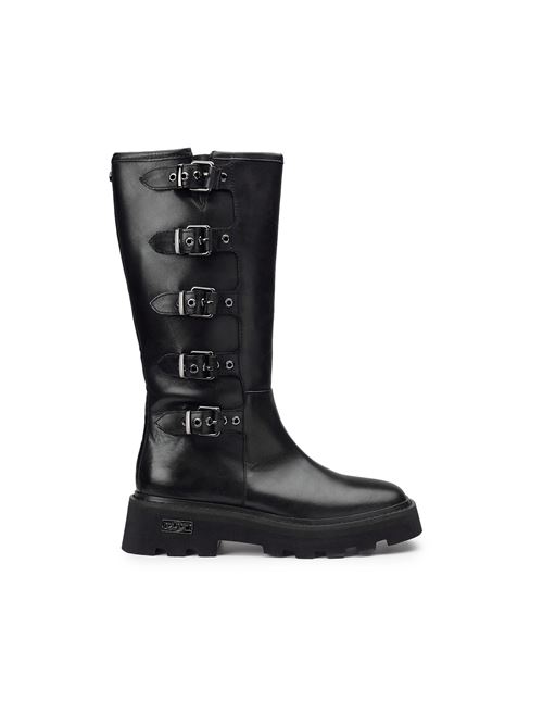 SKIN 3984 BOOT W LEATHER BLACK CULT | CLW3984/00