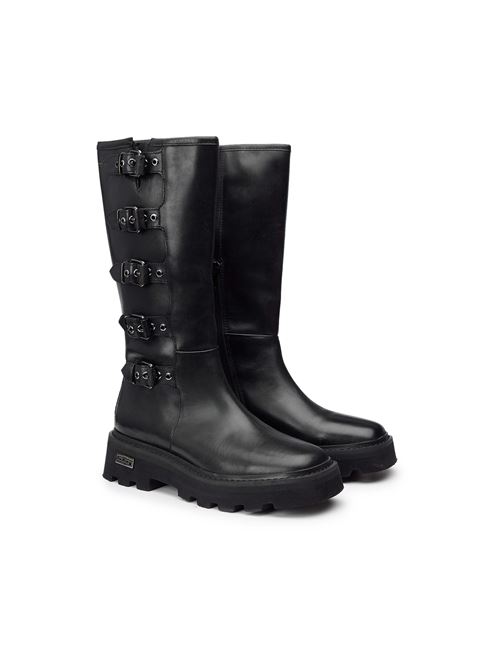 SKIN 3984 BOOT W LEATHER BLACK CULT | CLW3984/00