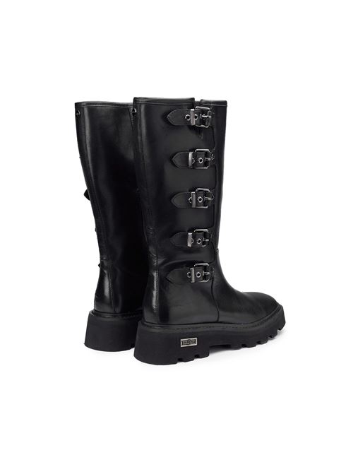 SKIN 3984 BOOT W LEATHER BLACK CULT | CLW3984/00