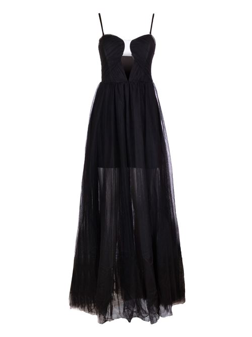 LONG DRESS BLACK FRACOMINA | FQ23WD3010W52901/053