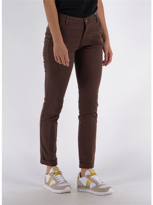 CHINOS BROWN FRACOMINA | FR23WV4001W42001/091