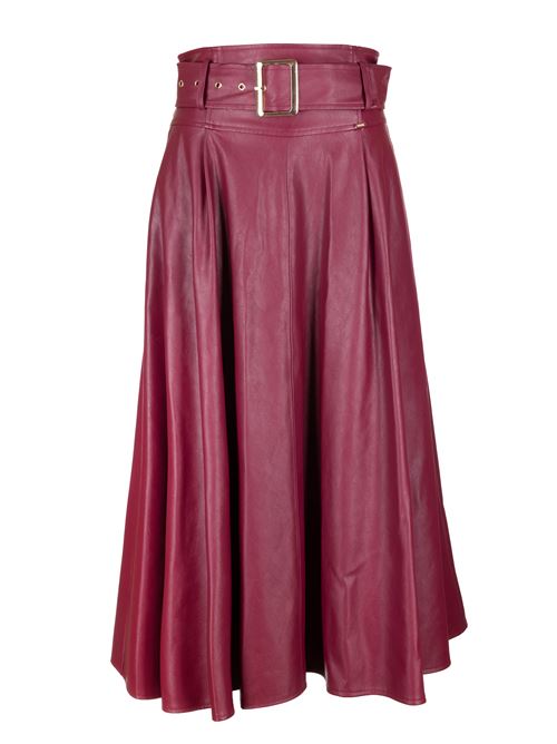 MIDI SKIRT BORDEAUX FRACOMINA | FS23WG2001E49001/087