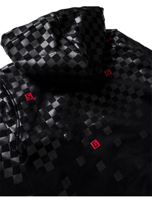 PIXEL CHECKERED HOODIE SPRAYGROUND | SPY1146/BLACK