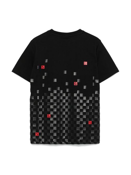 PIXEL CHECKERED T-SHIRT SPRAYGROUND | SPY1147/BLACK