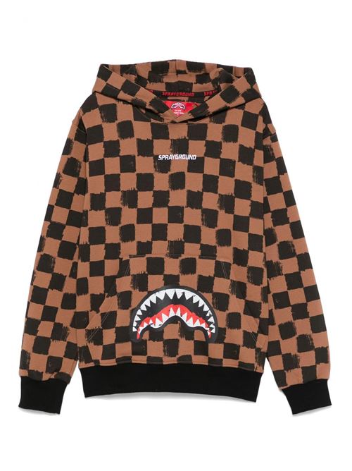 SIP VANQUISH HOODIE BROWN SPRAYGROUND | SPY1151BRW/BROWN