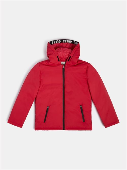 UNISEX PADDED HOODED LS JACKET GUESS | H1RJ00WD840/PKPK