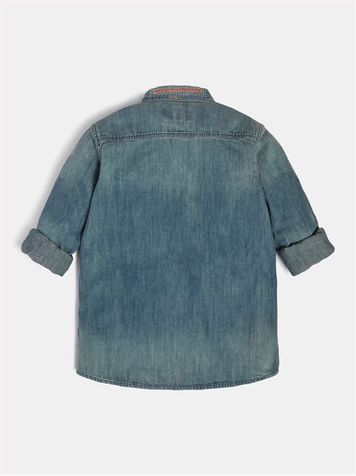 DENIM LS SHIRT_MINIME GUESS | L1YH09D1GZ0/SOU1